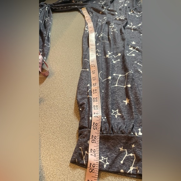 SHEIN Grey Astrological Sweatpants Style Lounge Pants Size L - Picture 9 of 9